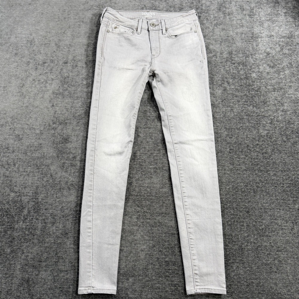 Denizen from Levi's Womens Light Gray Skinny Jeggings Size 3 W26 Stretch Denim